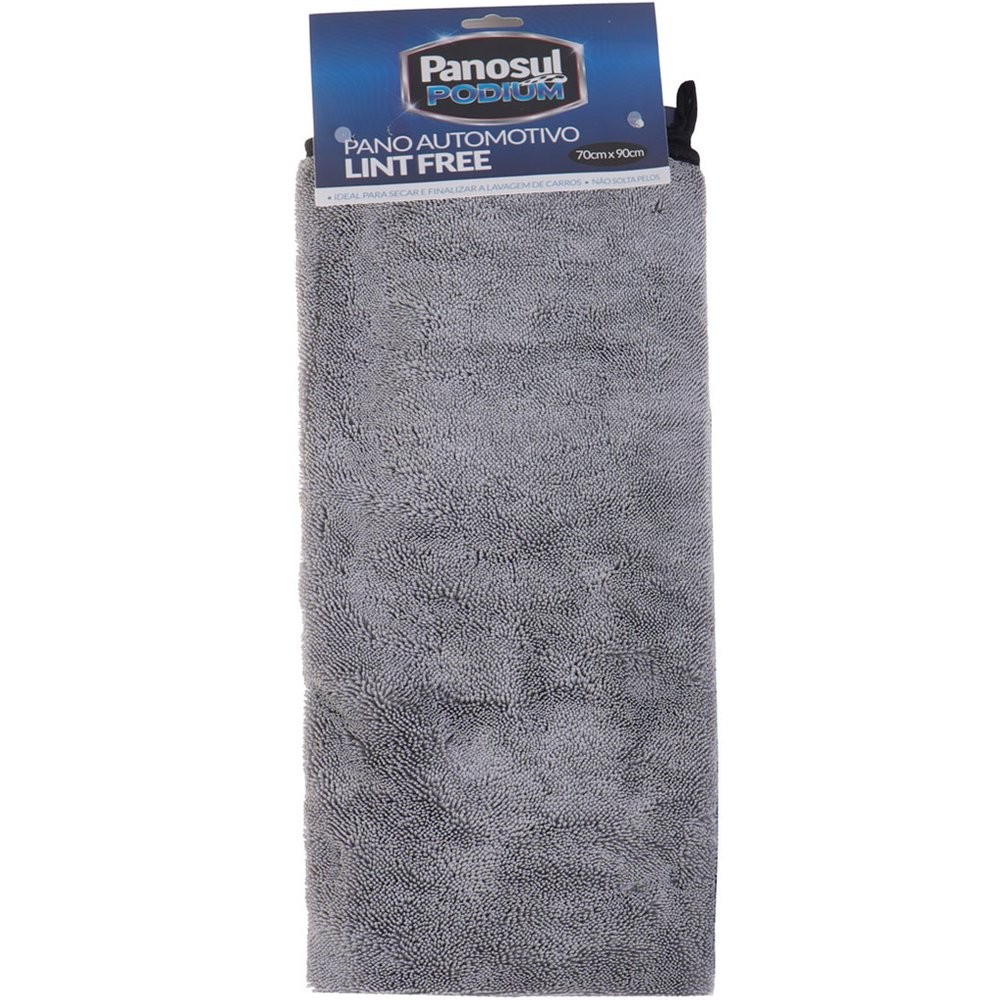 Pano Automotivo Lint Free 70x90cm Não Solta Pelos