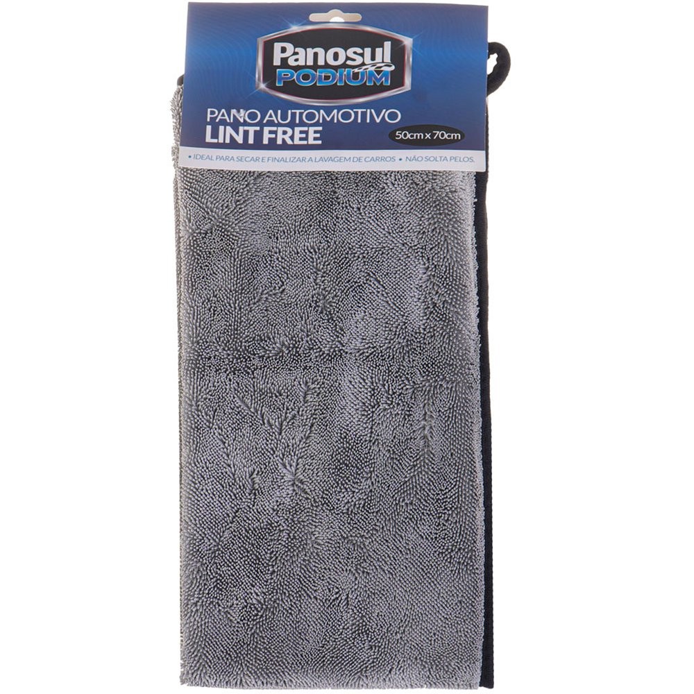 Pano Automotivo Lint Free 50x70cm Não Solta Pelos
