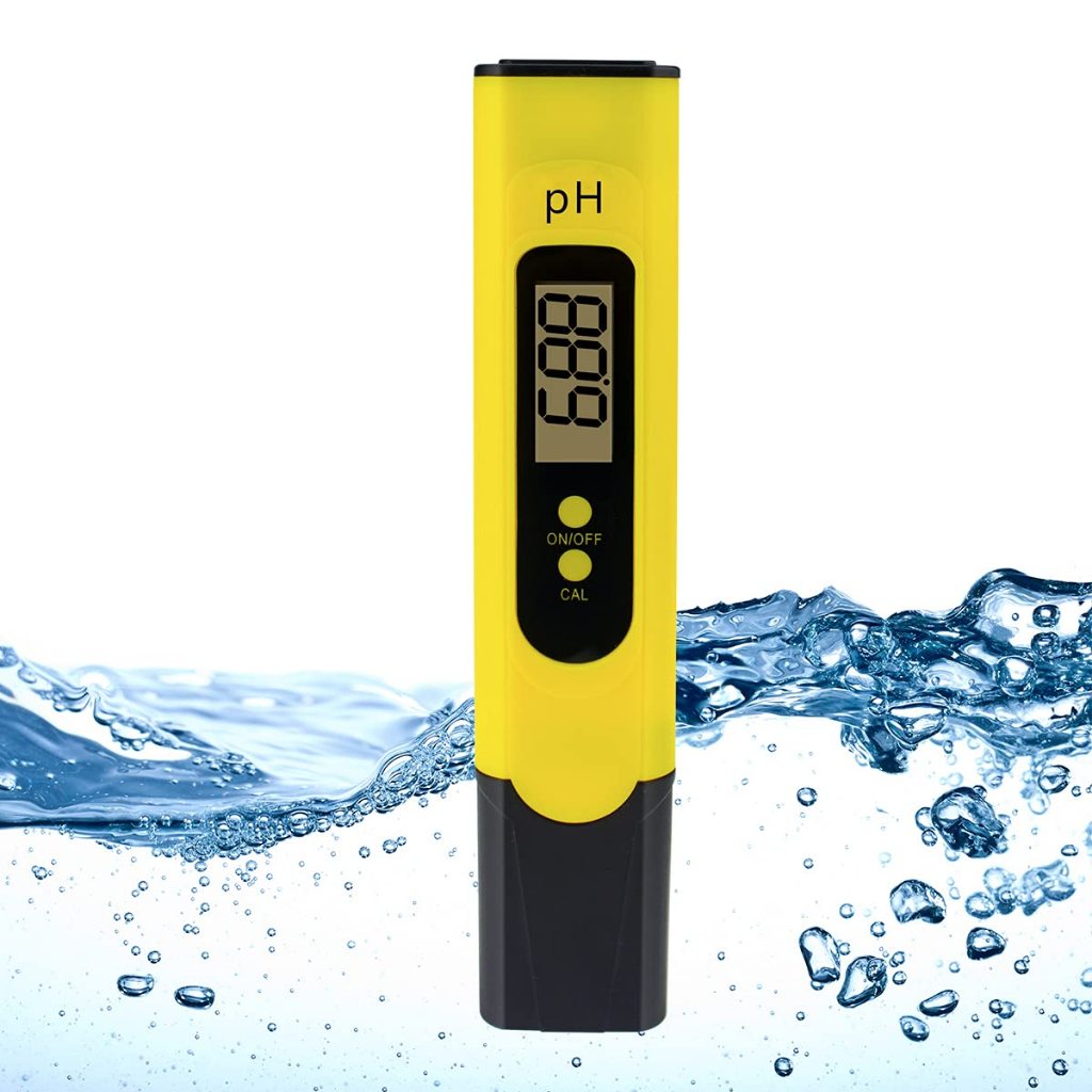 Medidor Ph Automático Digital Água Calda Bordalesa Phmetro Portatil Aquario Hidroponia + Sache Estoj