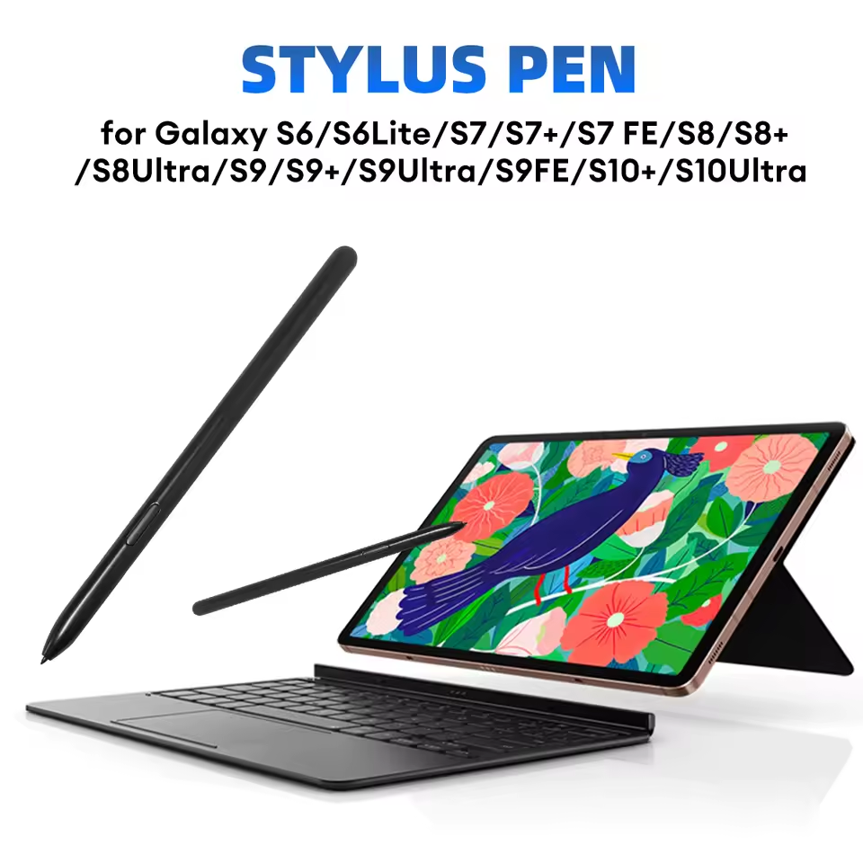 Caneta de toque S Pen Stylus Substituto de escrita ativa eletromagnética para Samsung Tab S10 Ultra S9 S8 S7 FE S6 Lite