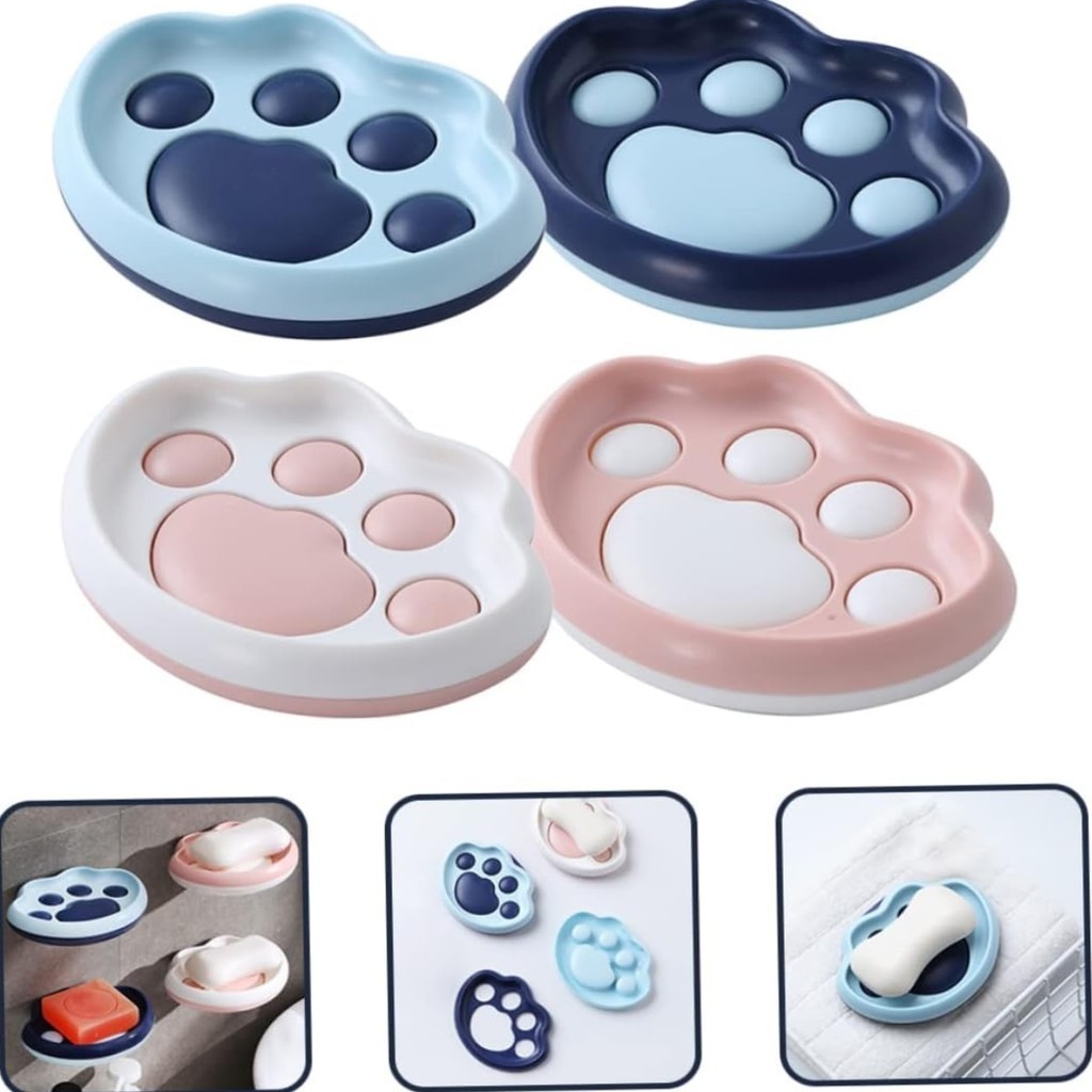 3 Saboneteiras Infantil Pet Cachorro Gato Banho Crianças