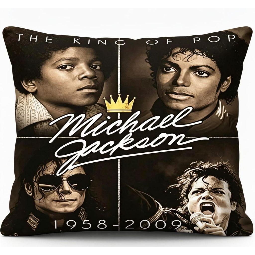 capa de almofada Michael Jackson modelo af decorativa