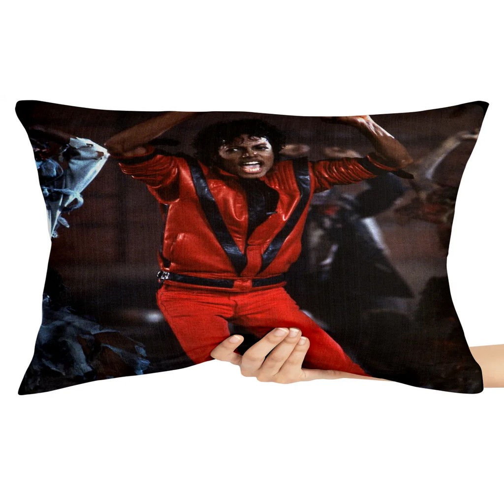 Capa Premium para Travesseiro ou Almofada michael jackson vermelho