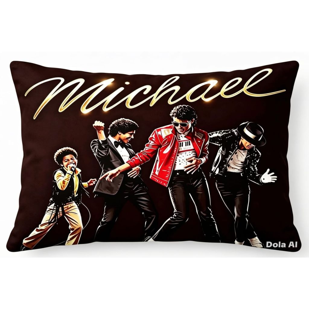 capa de travesseiro Michael Jackson 01