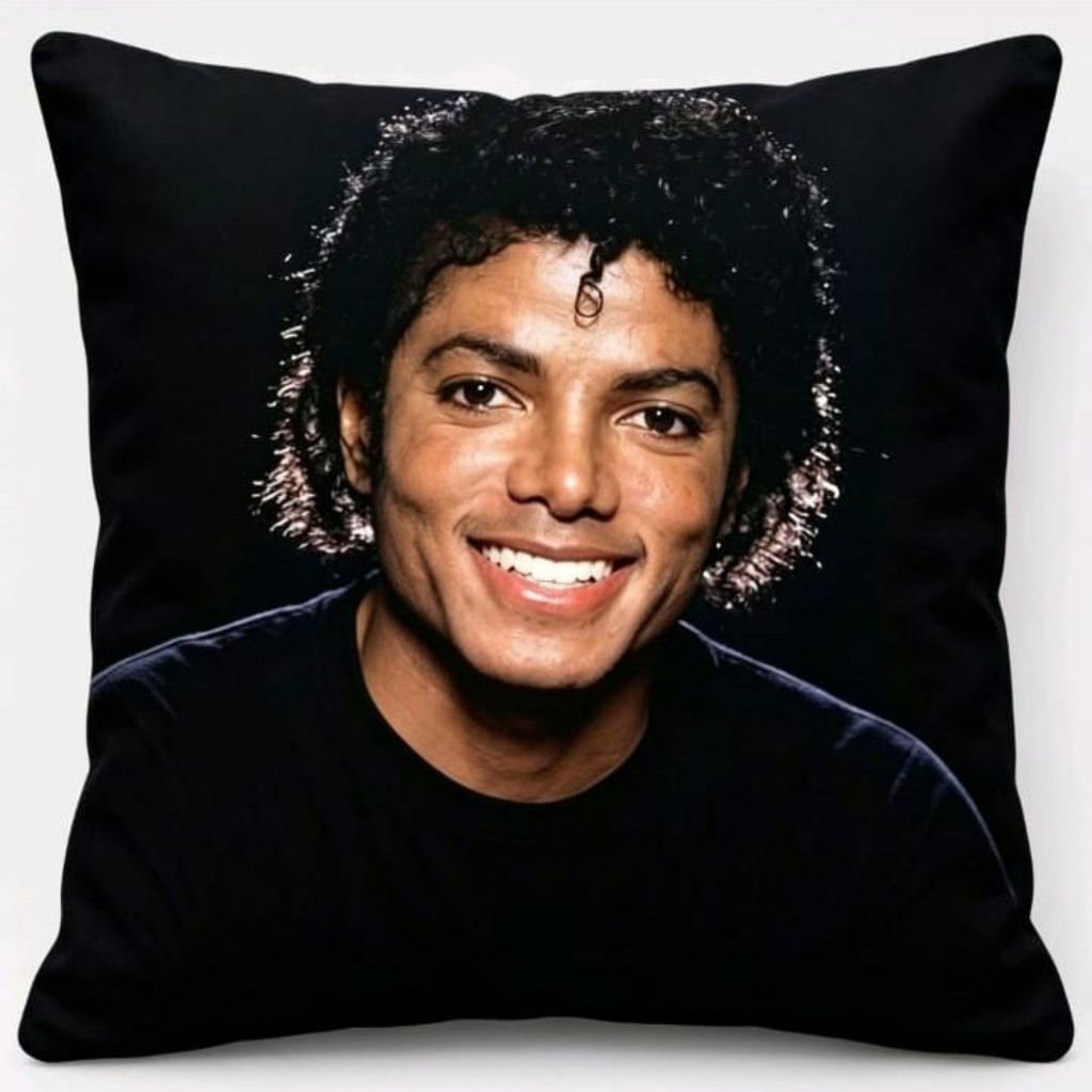 capa de almofada michael jackson modelo acdc decorativa