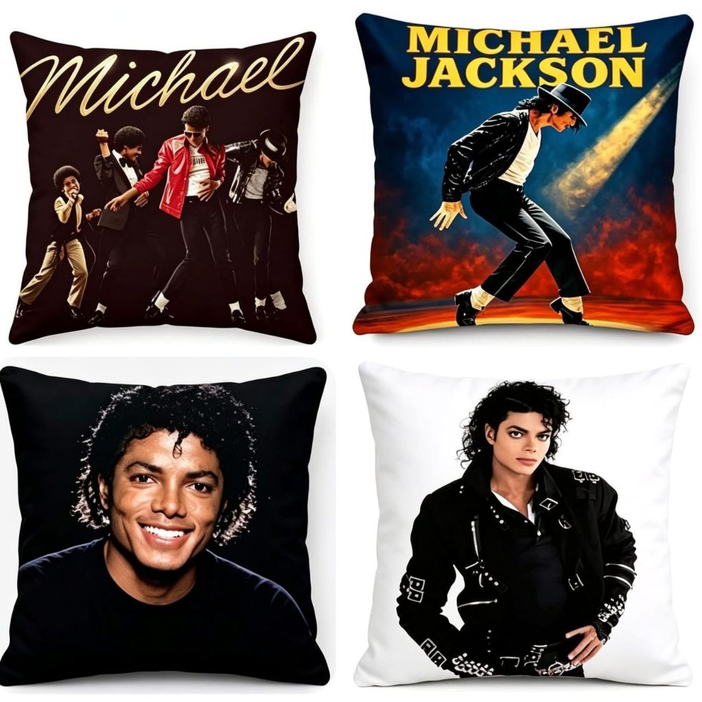 4 capas de almofada Michael Jackson modelo AB