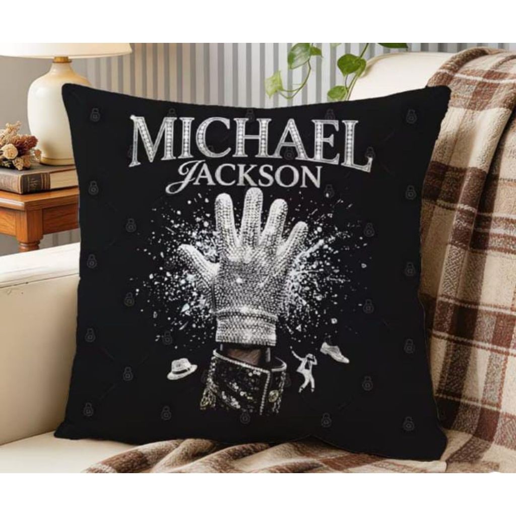 capa de almofada Michael Jackson modelo ade14 decorativa