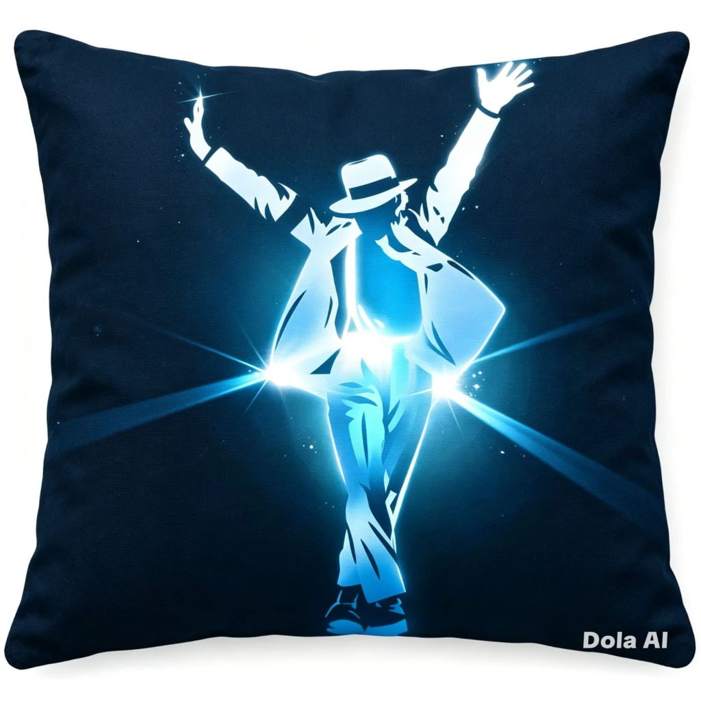 capa de almofada Michael Jackson modelo ab321 decorativa