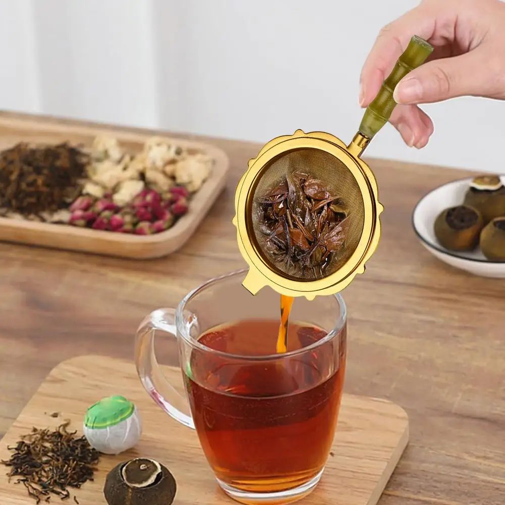 Venda Quente Designer De Luxo Aço Inoxidável Matcha Peneira Malha Fina Chá Fazendo Cozinha Acessório Cozimento