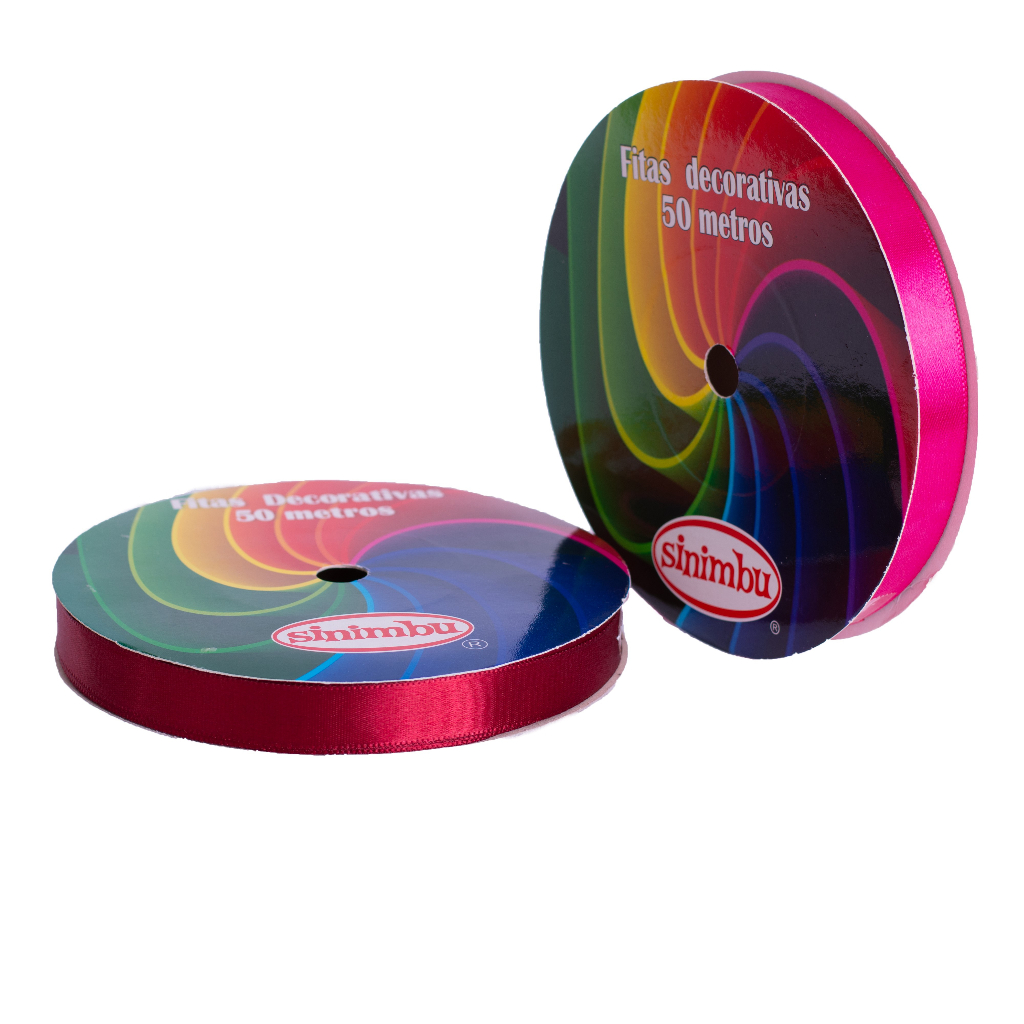 Fita Cetim Sinimbu N3(16mm)  Rolo 50 metros - Ref: 9946/16