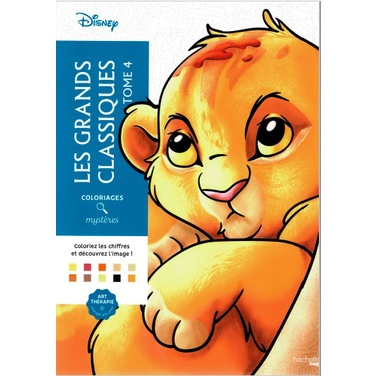 livro portraits Disney, capa rei leão livro de pintura encadernado tamanho A4