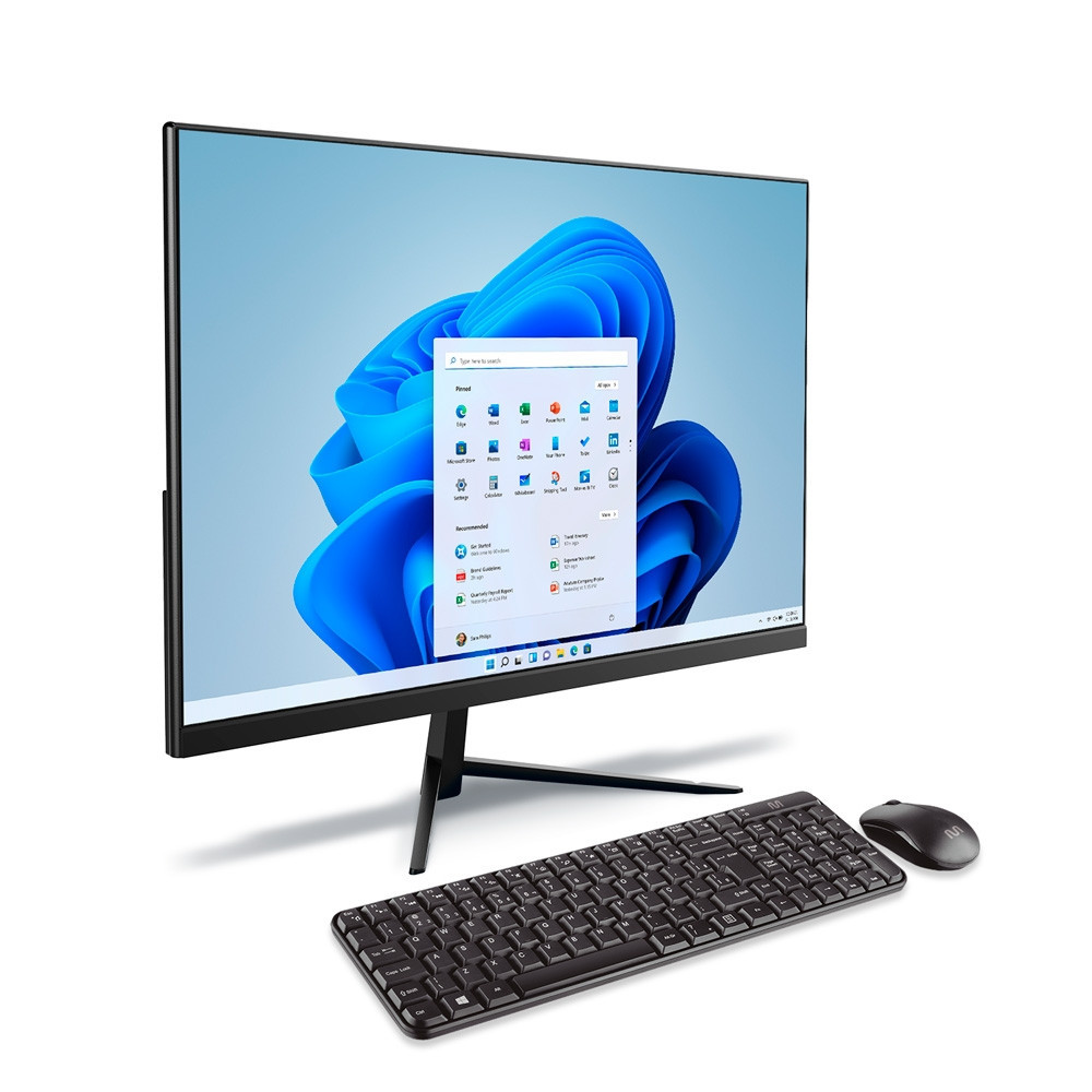 All in One Ultra, Windows 11 Home, 23,8 Pol. Intel Core i3 4GB RAM 128GB SSD Preto - UB840