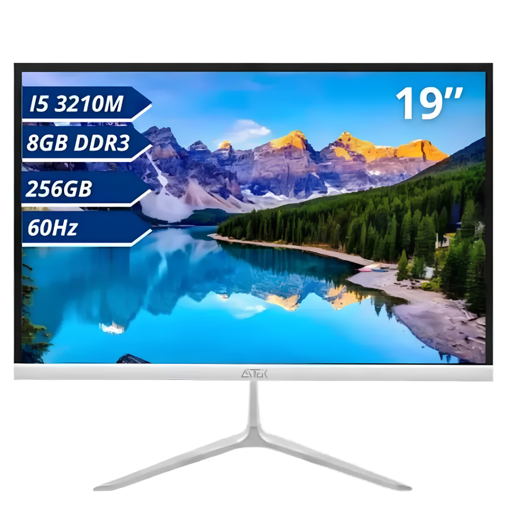 PC All In One Intel Core i5 8GB RAM SSD 256GB Tela 19