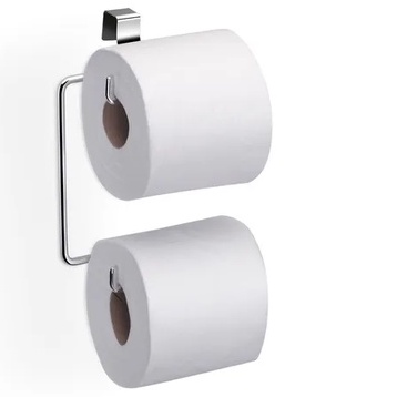 OFERTA Suporte Duplo Porta 2 Rolo Papel Higiênico P/ Caixa Acoplada ARTHI