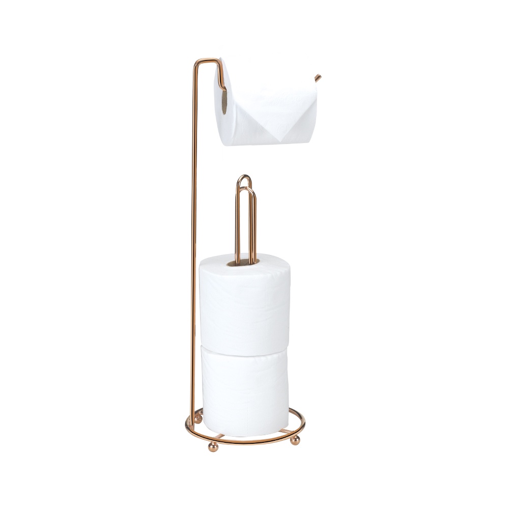 Suporte Para 4 Papéis Higiênicos Rose Gold Ref.2305