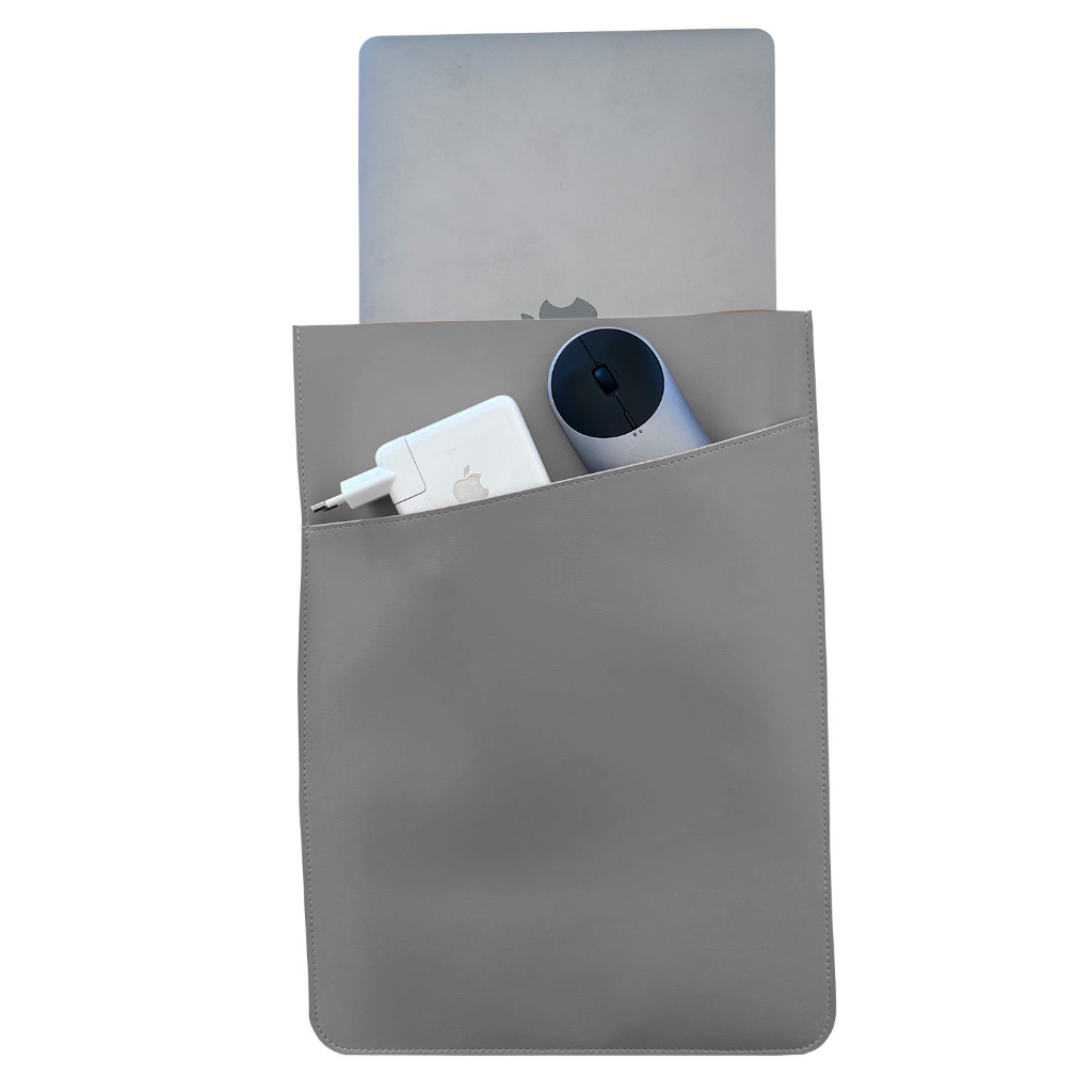 Case para Notebook Bolso Slim Cinza Claro