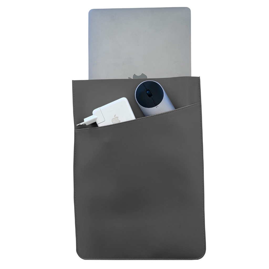 Case para Notebook Bolso Slim Cinza Escuro