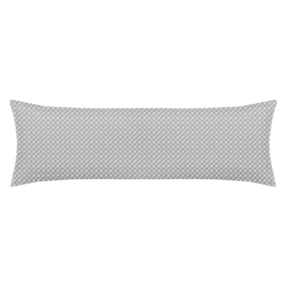 Fronha Altenburg Toque Acetinado 40x130 Slim Cinza