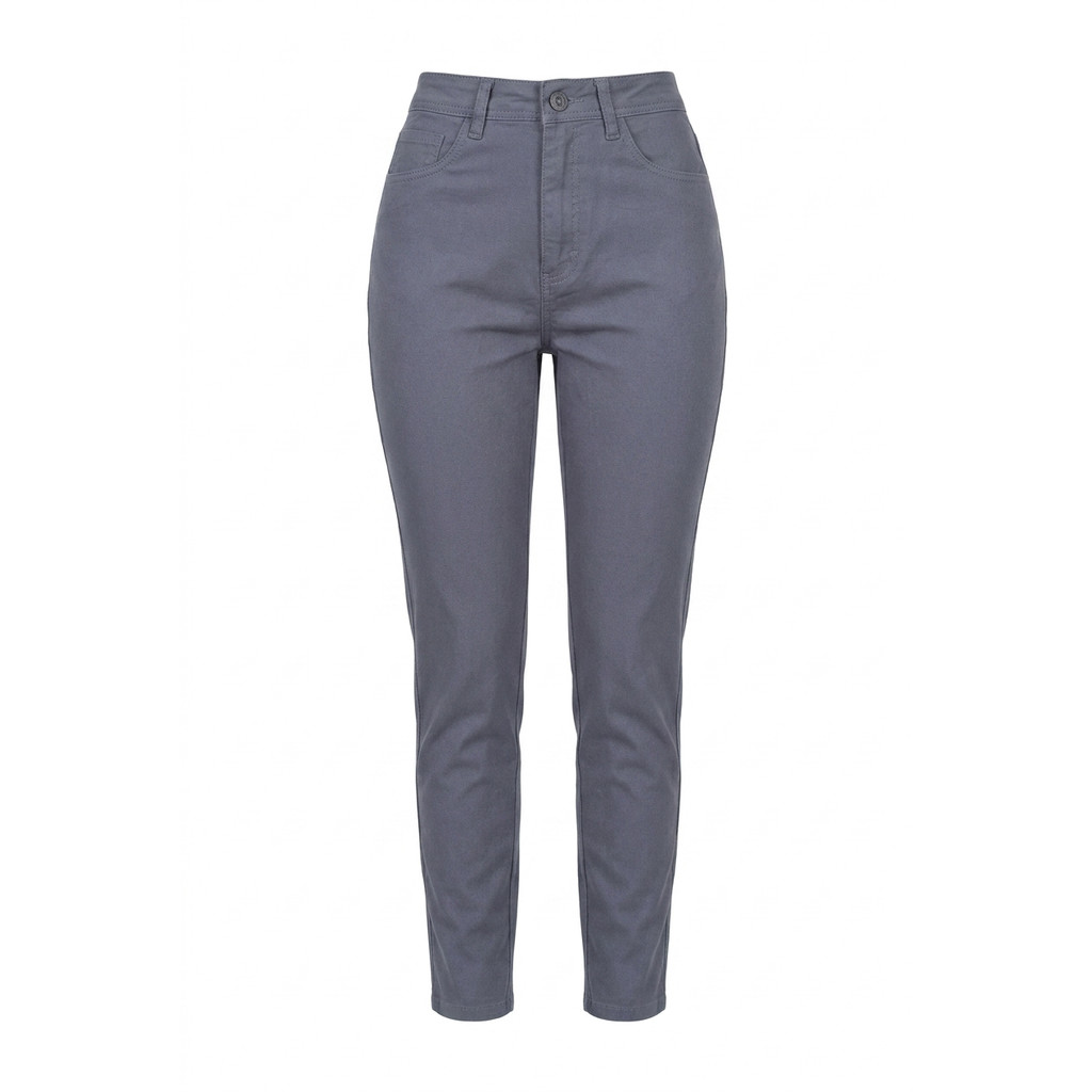 Calça Feminina Slim Elegance Cinza