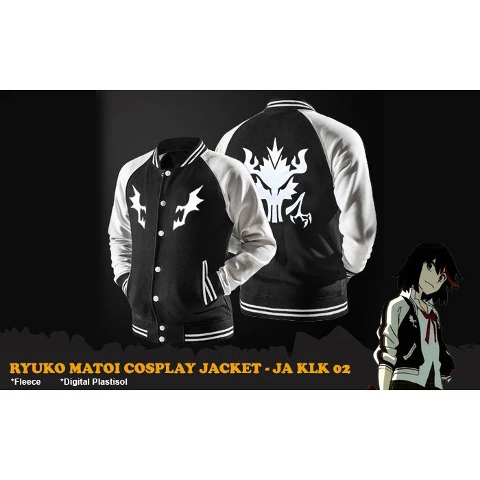 Kill La Ryuko Matoi Cosplay Anime Jaqueta Varsity JA KLK 02