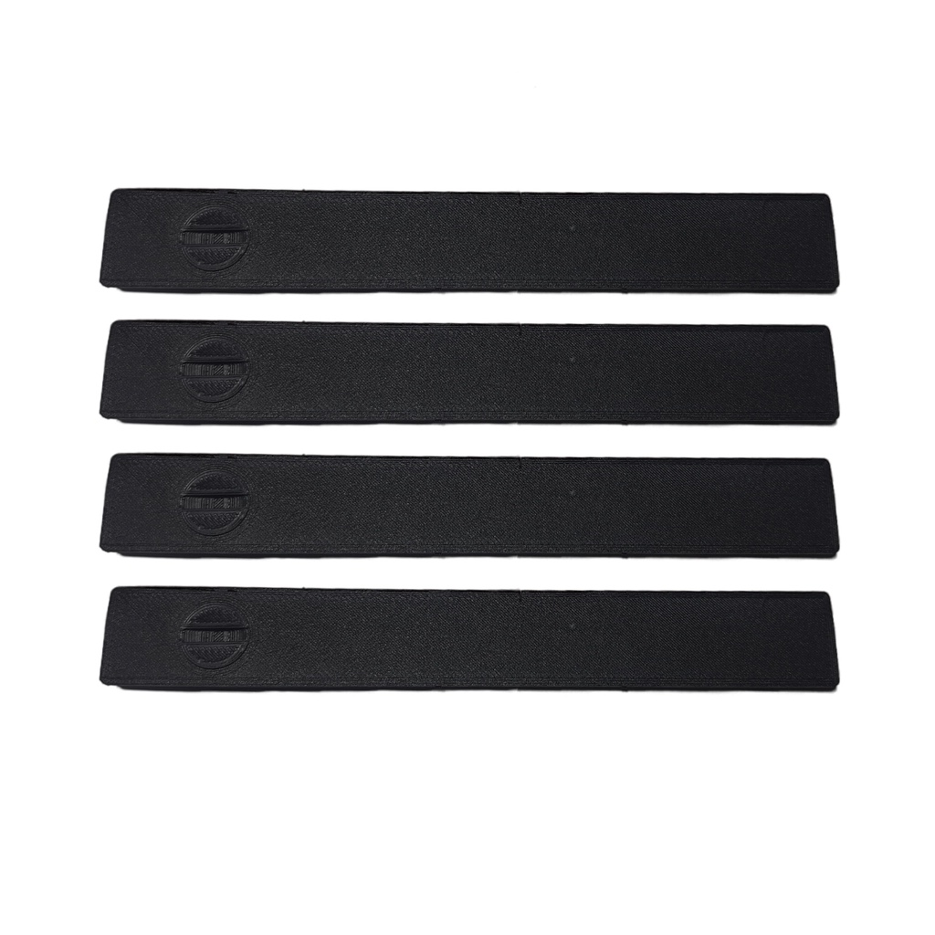 4PÇS KIT TAMPA TETO RACK FORD FOCUS 2009/2013 HATCH/SEDAN