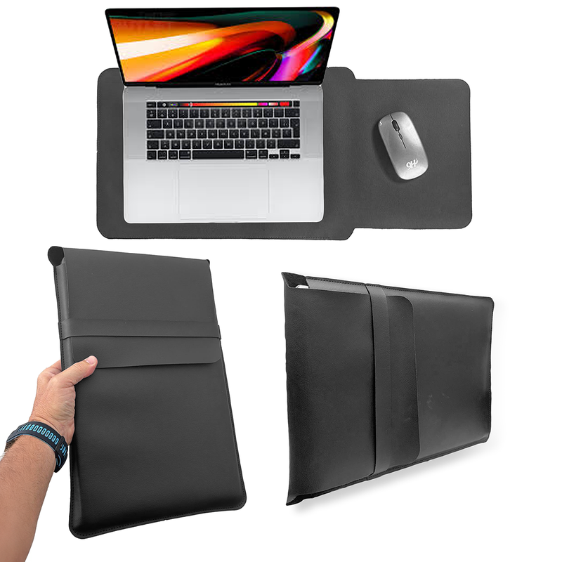 2 Em 1 Luva P/ Notebook Macbook Multiuso Promoção Vira Mouse Pad Compatível Todas Marcas