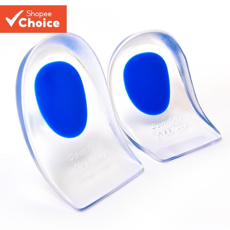 Palmilhas De Almofada De Calcanhar Em Gel , Suporte Ortopédico De Silicone , Alívio Da Dor Para Corrida , Trabalho , Con