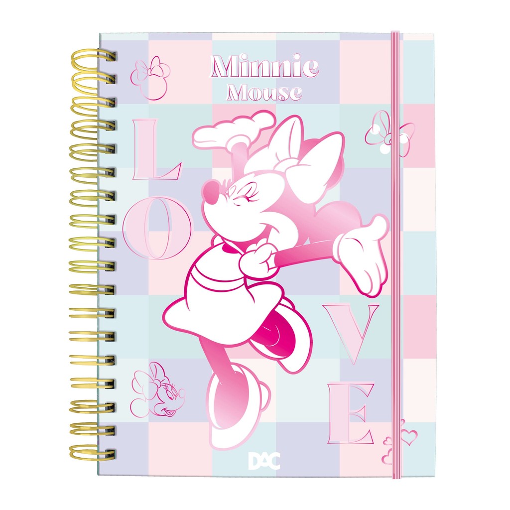 Caderno Smart Universitário Minnie Folhas Tira e Põe - DAC