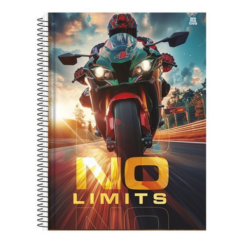 Caderno Universitário Moto Extreme 1 Matéria – 80 folhas
