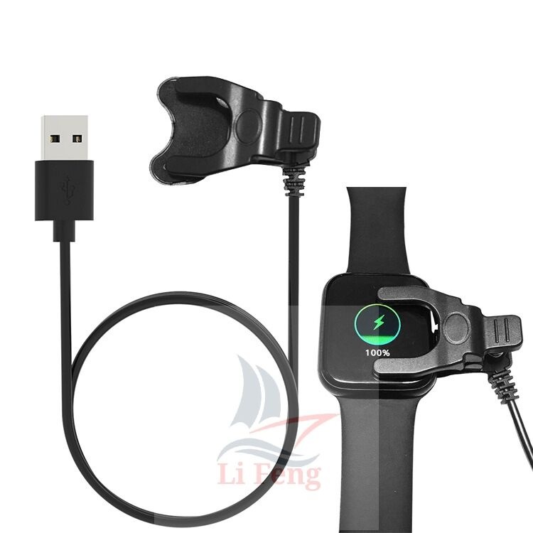 Cabo Carregador Usb Para Relogio F8 x8  w34s f9 mtr26 Smartwatch 2 Pinos 4mm