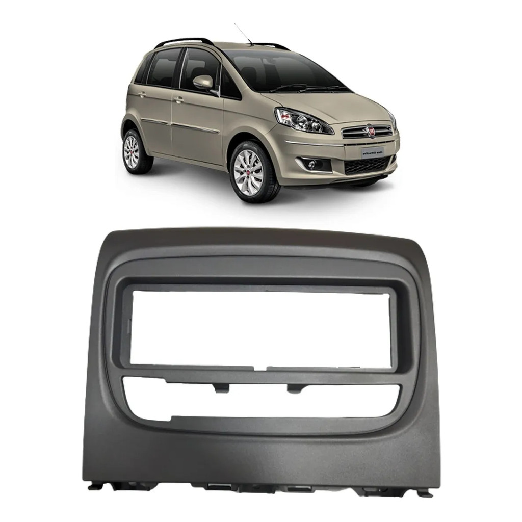 Moldura Central Painel Fiat Idea 2011 a 2016 Original Novo 100216183