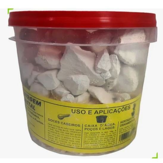 Cal Virgem Culinário Doce Caseiro Compota Pedras Cristal 2kg