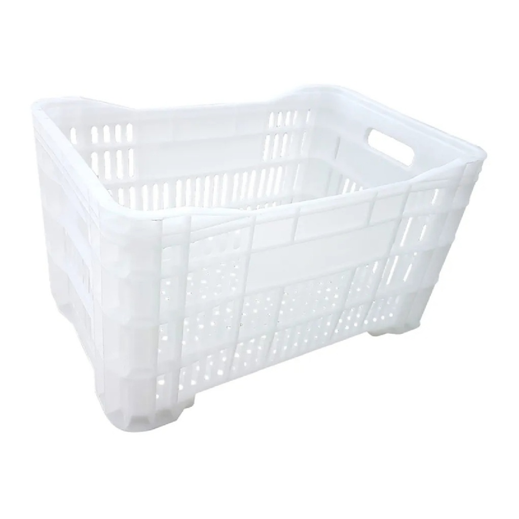 Caixa Gradeada 55x36x31 Branca Injesul Material Virgem Reforçada Branco