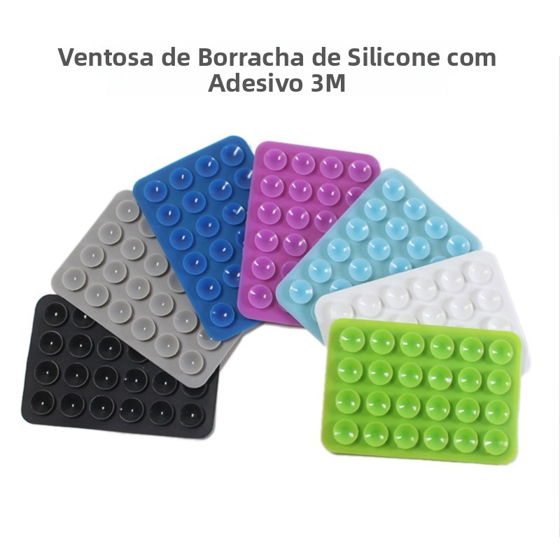 3M Adhesive Silicone Rubber Sucker Pad For Fixed / Side Silicone Suction Pad/For Mobile Phone Fixture Suction Cup Backed