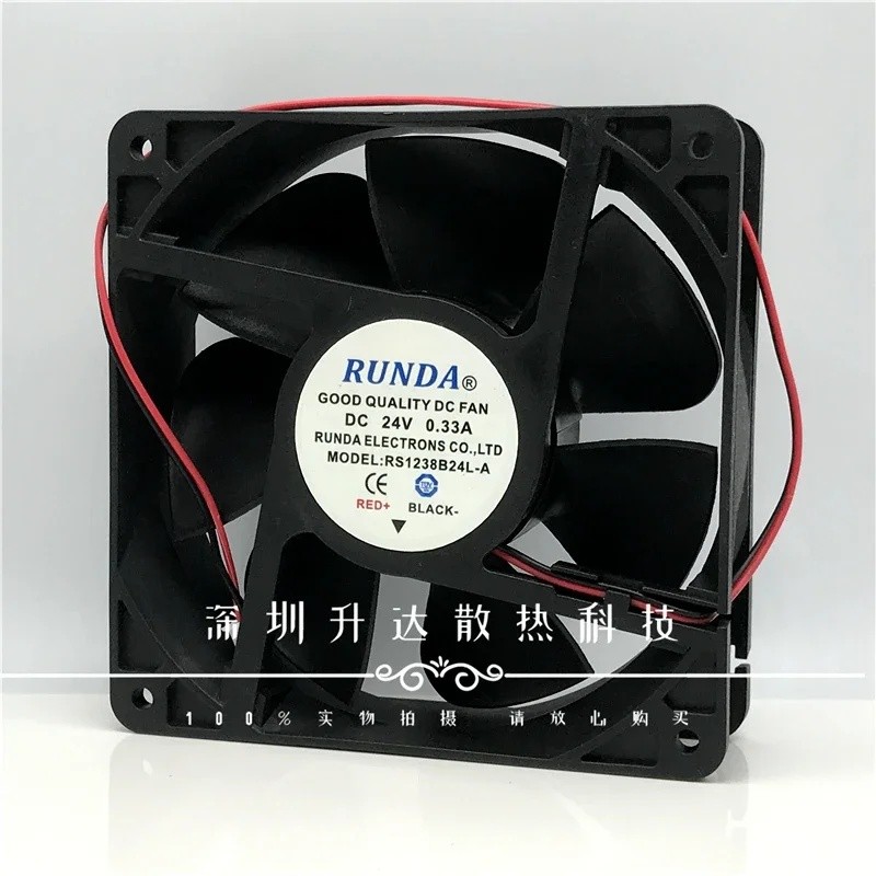 Original Runda RD12038S24H 24V 0.36A 12038 Máquina De Solda 12cm Ventilador De Refrigeração 120mm