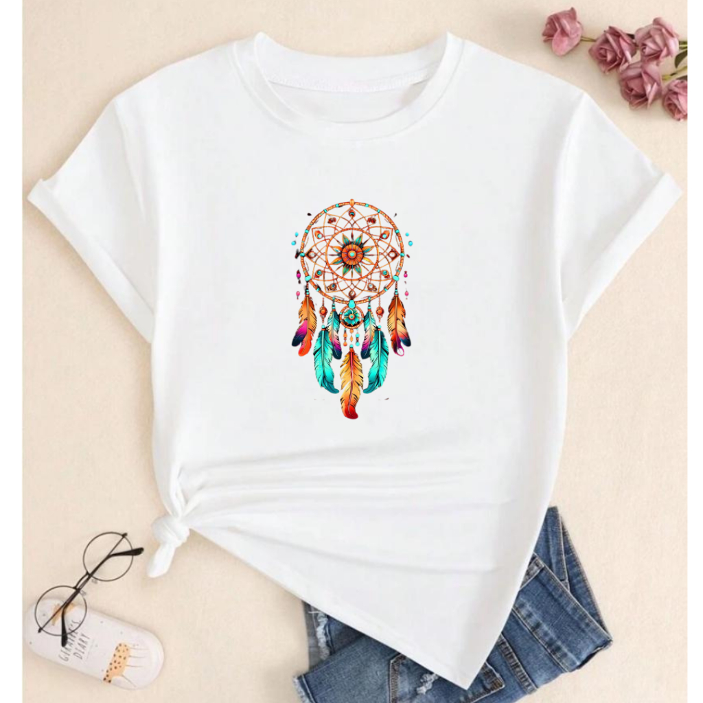 Blusa Feminina Algodão Camiseta Filtro do Sonho Casual Várias Cores Camisa Bloguerinha