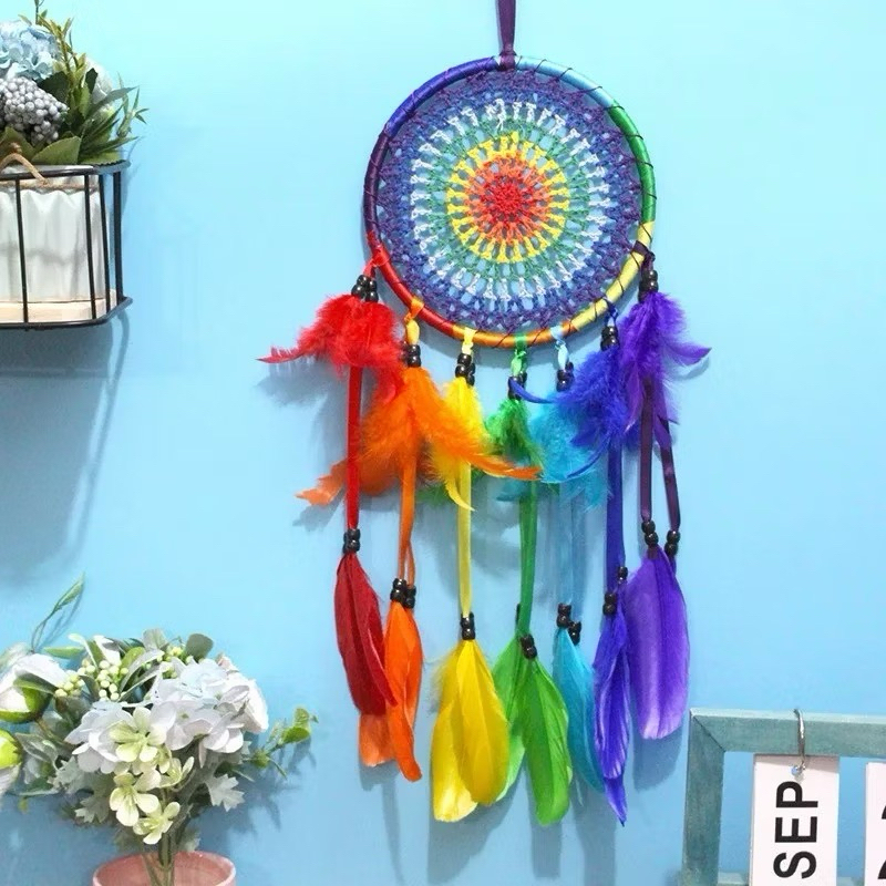 Filtro dos Sonhos Apanhador de Sonhos Amuleto Decoração 50cm