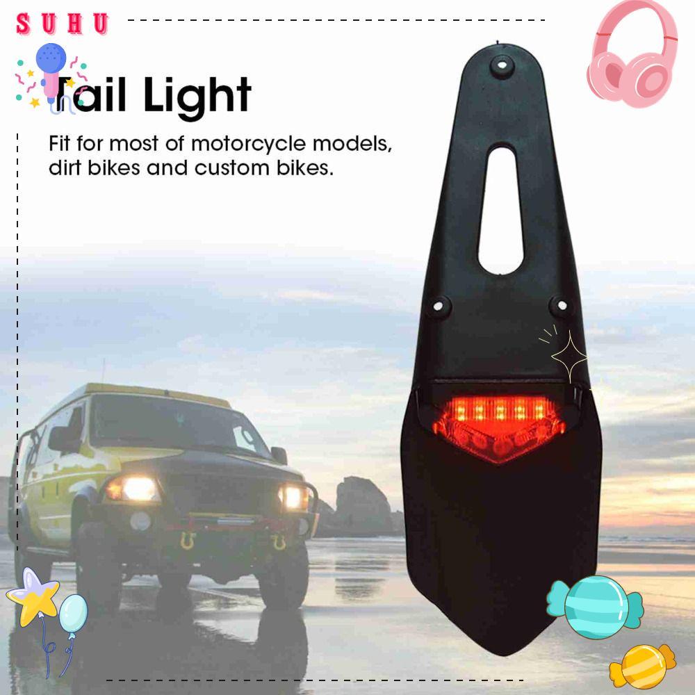 Luz De Freio De Motocicleta , Caixa À Prova D'água , Design Integrado , Traseira Cor Vermelha