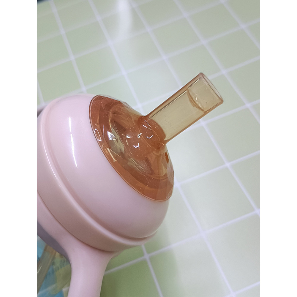 Baode garrafa de bebê de grande calibre, Universal, Silicone, bico de pato, Nano prata, copo de água, acessórios de palh