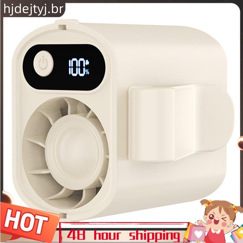 Multifuncional Carregamento USB Mini Ventilador Guarda-Chuva Portátil Cintura Pendurado Desktop Ao Ar Livre A
