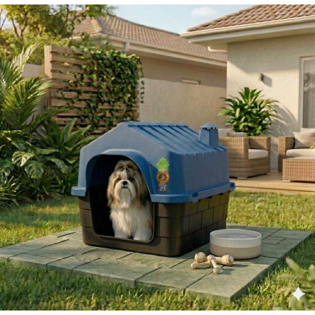 Casinha de Cachorro Casa de Cachorro Pet Cães e Gatos DuraPets Porte Pequeno N.02