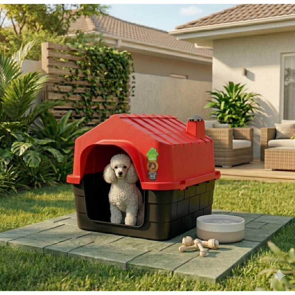 Casinha de Cachorro Casa de Cachorro Pet Cães e Gatos DuraPets N.03 Porte Médio