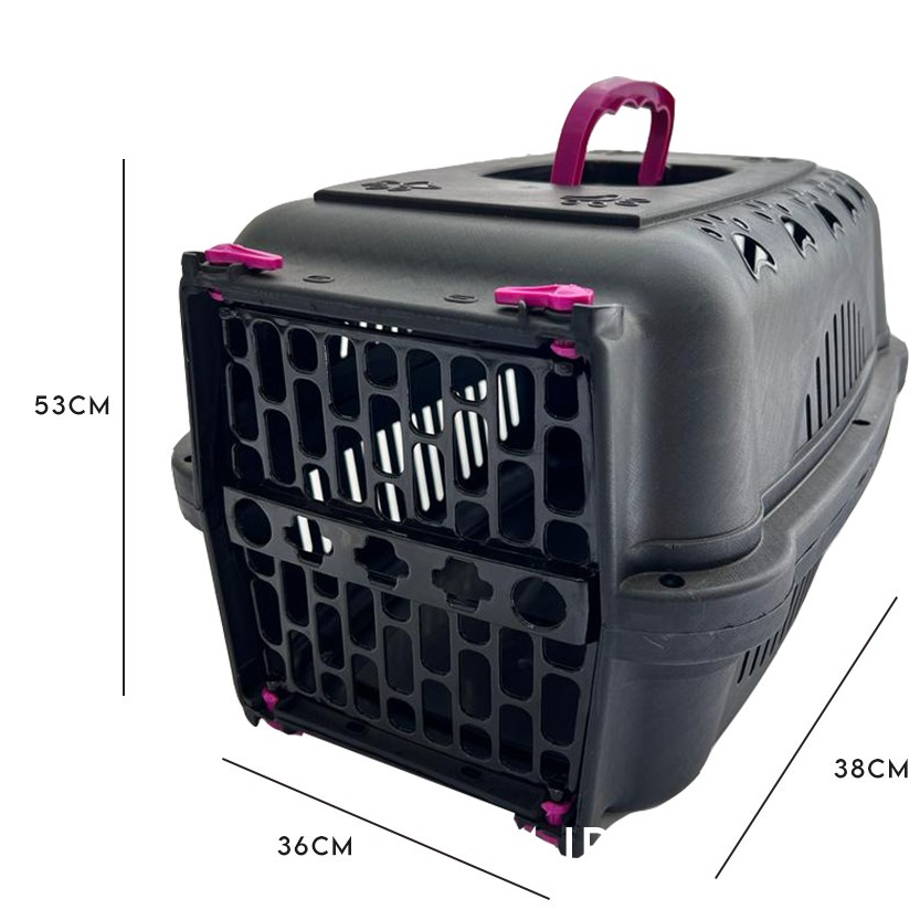 Caixa de Transporte Para Cachorro Cães e Gatos Pet Porte Médio e Pequeno N°03 Durapets Black Envio Rápido