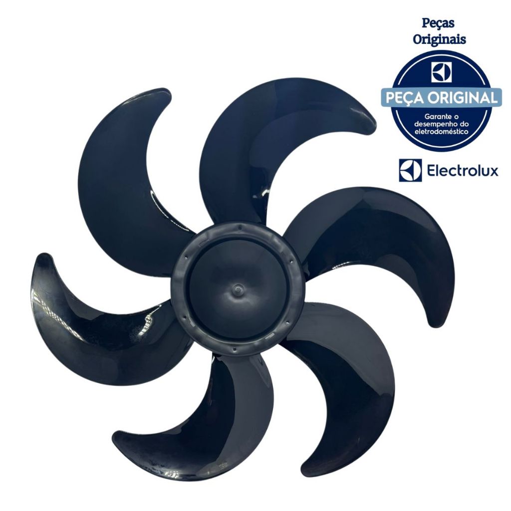 Hélice Para Ventilador Electrolux A25828801 Original Cinza Peça Reposição