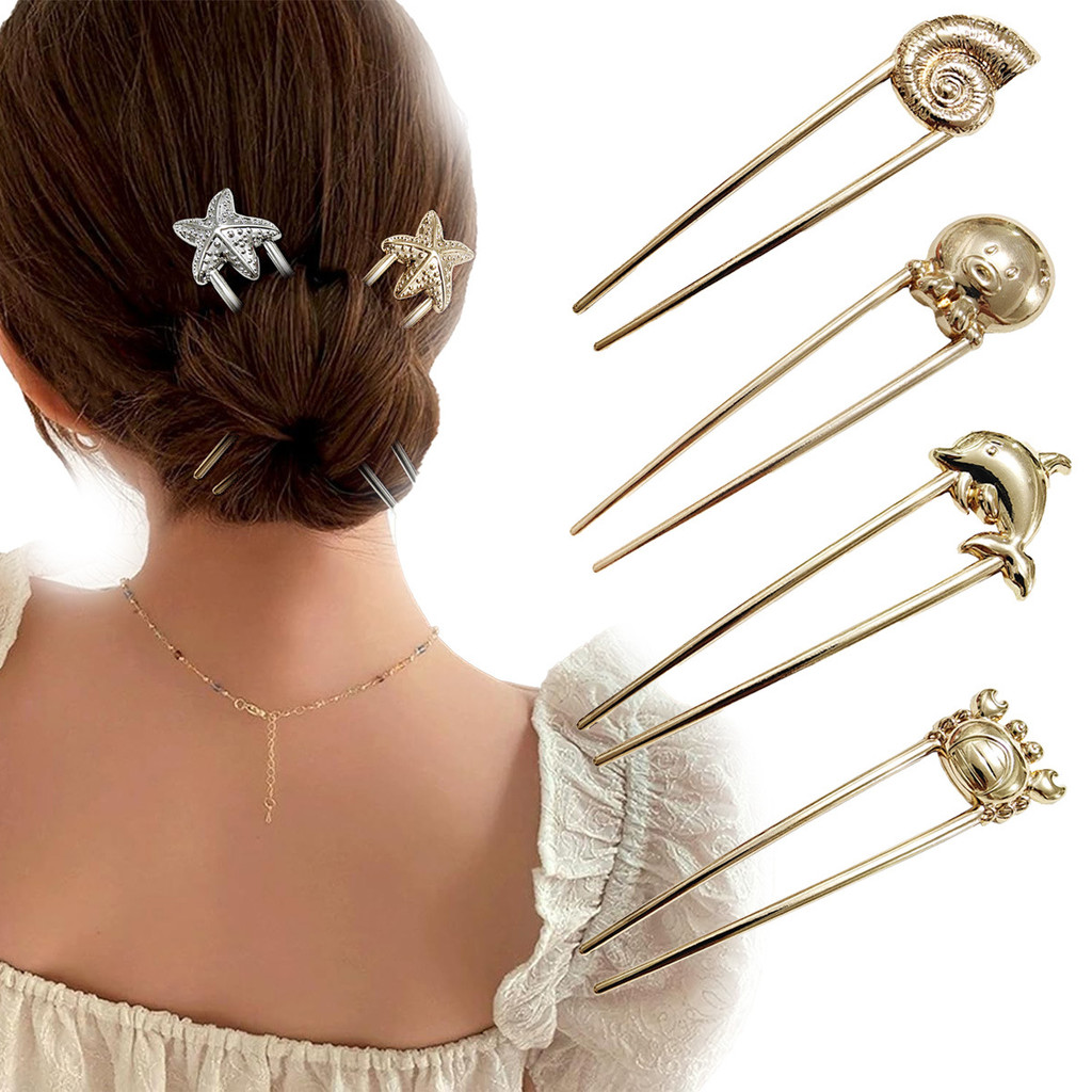 Cross-Border oceano série hairpin simples em forma de u High-End hairpin volta cabeça placa hairpin Headdress