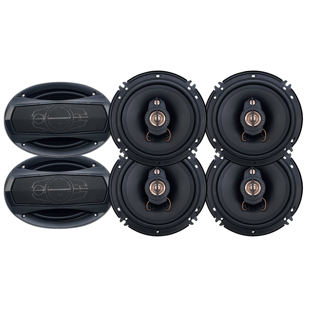 KIT M7 Completo 02 Pares Alto Falante 6 Pol + 01 Par Alto Falante 6x9 Pol Total 400w RMS