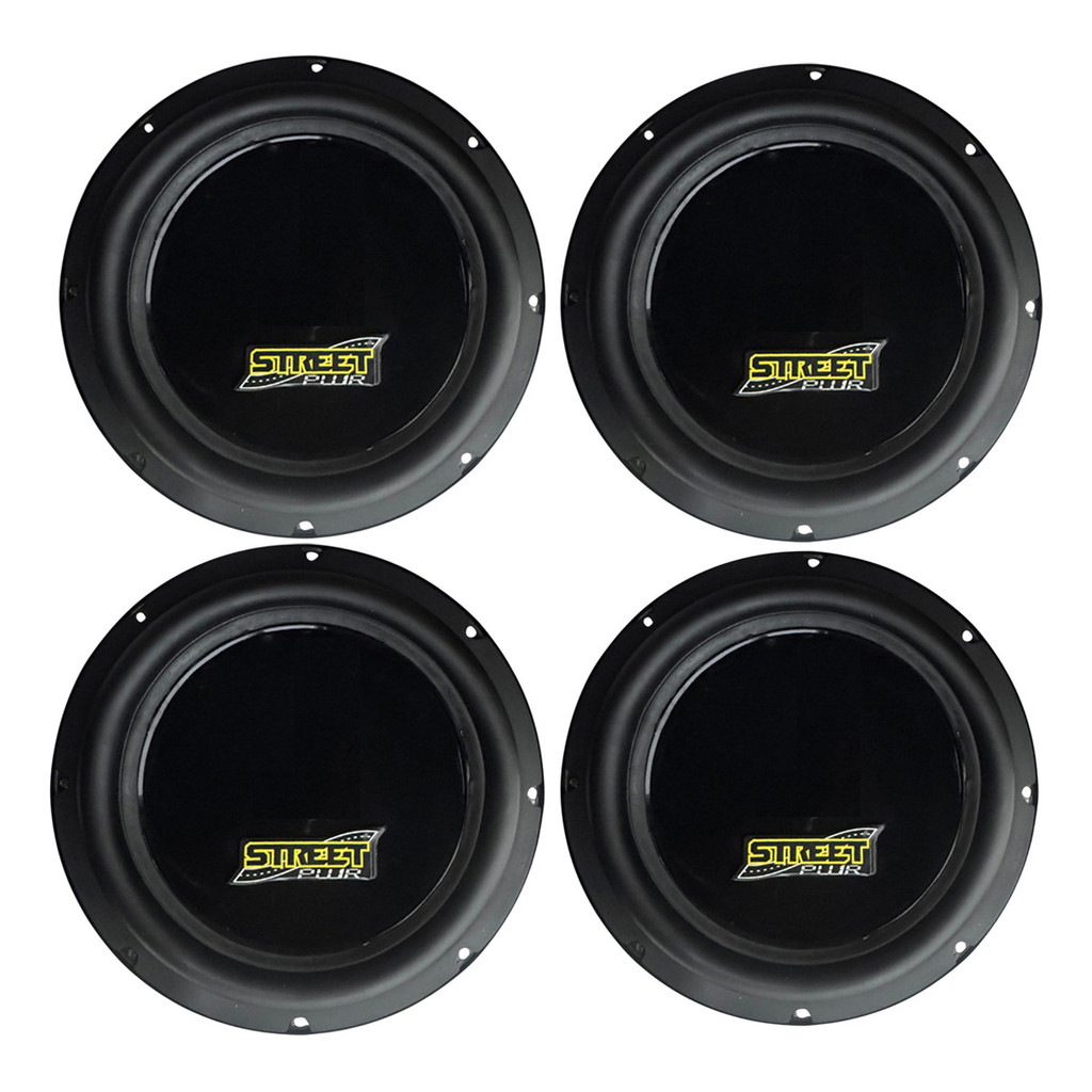 4 ALTO FALANTE SPYDER SUBWOOFER 12 POL STREET PWR 400W RMS 4 OHMS PARABOLICO