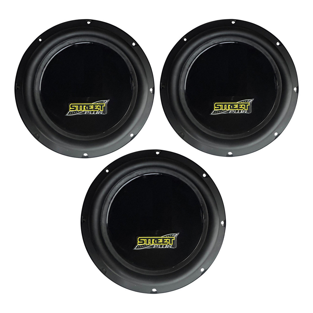3 ALTO FALANTE SPYDER SUBWOOFER 12 POL STREET PWR 400W RMS 4 OHMS PARABOLICO
