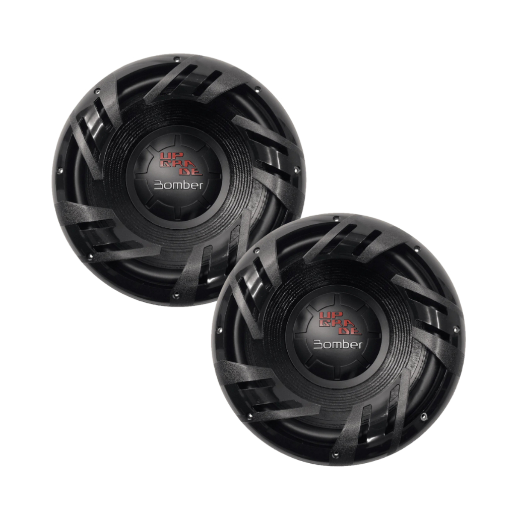 Par Alto Falante Subwoofer 12 Pol Bomber Upgrade Pro 400w Rms 4 Ohms
