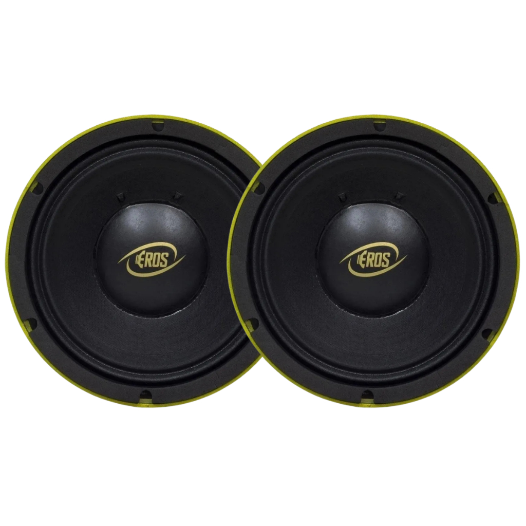 Par Alto Falantes Woofers Eros E-408 Pro 400w 8 Pol 8 Ohms